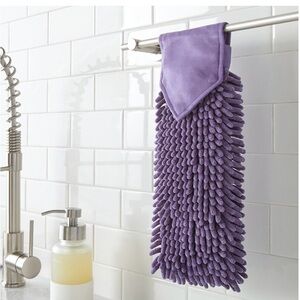 Norwex Purple Chenille Hand Towel